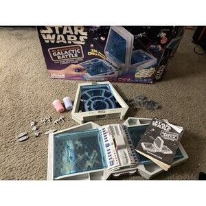 Tiger Electronics Star Wars Electronic Galactic Battle Board Game Sound Effects
